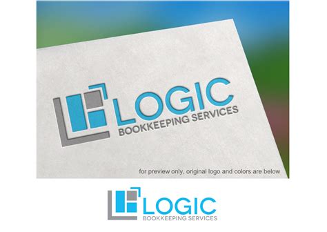 Professional Serious Bookkeeper Logo Design For Logic Bookkeeping
