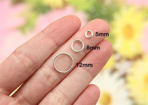 Check spelling or type a new query. 8mm Medium Silver Plated Jump Rings, Brass, standard gauge ...