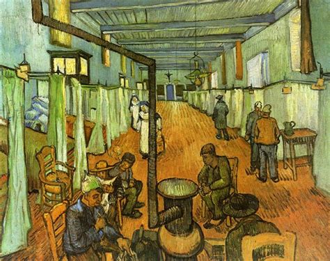 Ward In The Hospital At Arles Vincent Van Gogh Wikiart Org