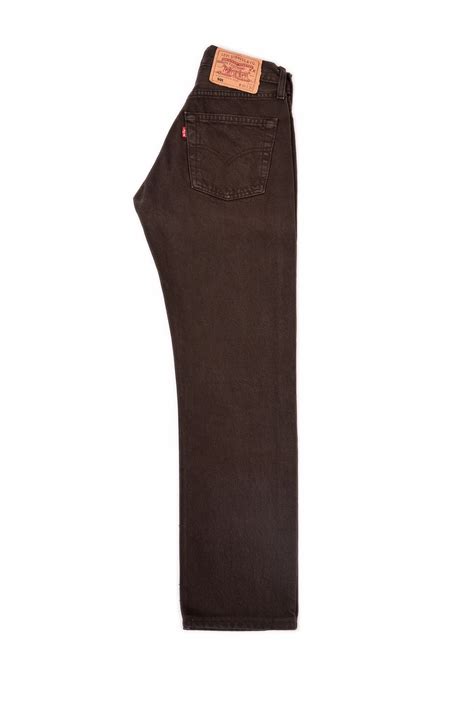 Levis 501 Original Fit Jeans Brown Second Hand Från Ö Till A