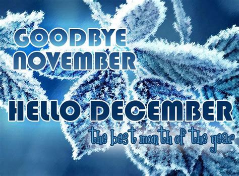 Goodbye November Hello December Image Quotes December December Quotes