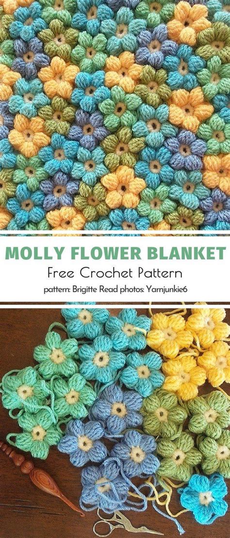 Puff Stitch Flower Crochet Projects Free Patterns Artofit