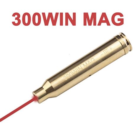 Hunting Brass Cal 300 Win Mag Cartridge Bore Sight Copper Tactical