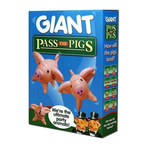Winning Moves Giant Pass The Pigs Inflatable Dice Game