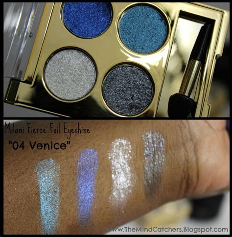 milanicosmetics new fierce foil eyeshine milani swatches foil statement lipstick milani