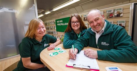 Macmillan Cancer Support Mobile Team Offering Free Advice To Sufferers
