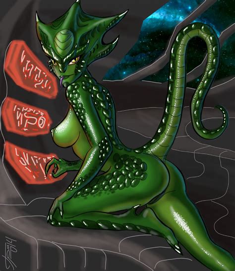 Rule 34 Alien Ass Breasts Female Green Nipples Green Skin Grriva Long