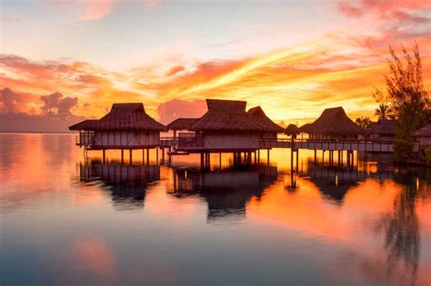 Bora Bora Sunset Wallpapers Top Free Bora Bora Sunset Backgrounds