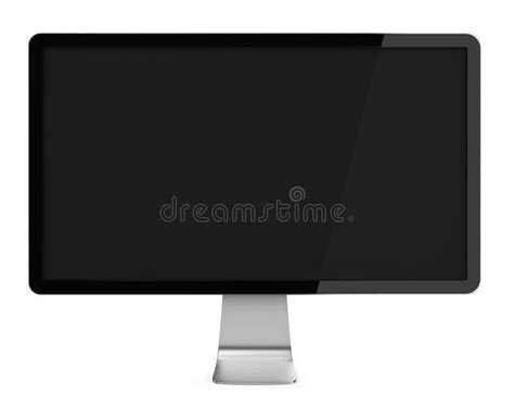 Blank Monitor Stock Illustration Illustration Of Desktop 33265735