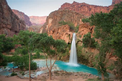 Havasu Falls Rests Near A Remote Portion Of Grand Canyon