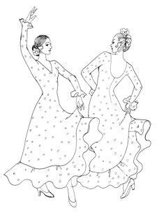 Dibujos De Baile Flamenco Para Colorear E Imprimir Actualizado Abril 2024