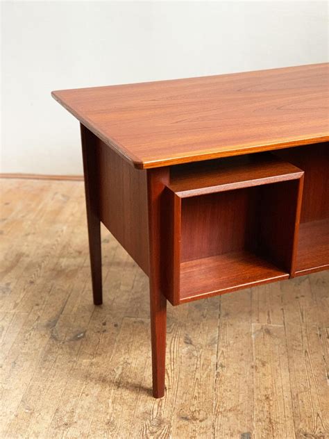 Danish Mid Century Modern Teak Writing Desk By Peter Løvig Nielsen For