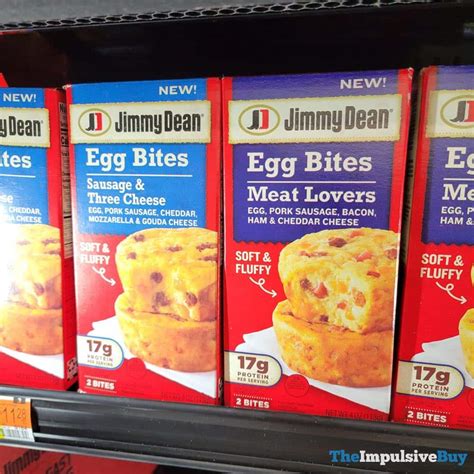 SPOTTED Jimmy Dean Egg Bites Sausage Three Cheese And Meat Lovers