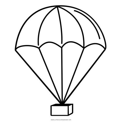 Parachute Coloring Page At Getdrawings Free Download