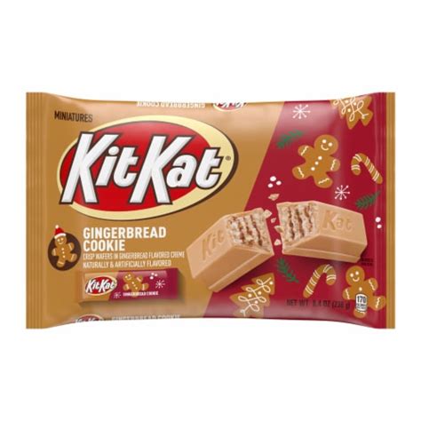 Kit Kat® Miniatures Gingerbread Cookie Gingerbread Flavored Creme Wafer Candy Bars Christmas Bag