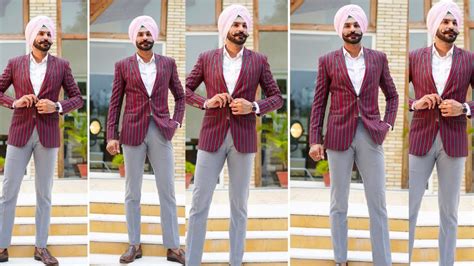 Coat Pent Designs For Sikh Men Sohne Sardar In Coat Pent Sardar