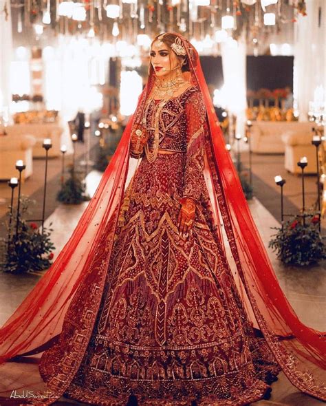 Pakistani Indian Bridal Wear Wedding Bridal Lehenga Party Dresses Nameera By Farooq Lupon