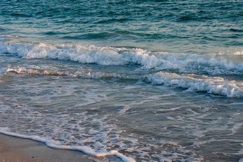 Waves Coming On The Shore Line Photograph By Angela Demarco Fine Art
