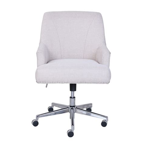 This desk chair features an ergonomic design that ensures a more natural posture, making it a good this desk chair features lumbar support and adjustable height for your comfort. Serta at Home Serta Leighton Desk Chair & Reviews | Wayfair