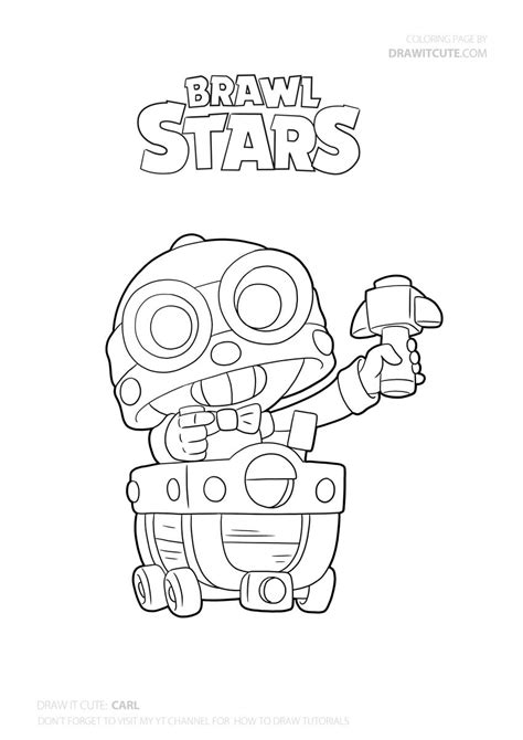 Brawl stars is the newest game from the makers of clash of clans and clash royale. Beautiful Brawl Star Coloring Pages | bigbrowndog