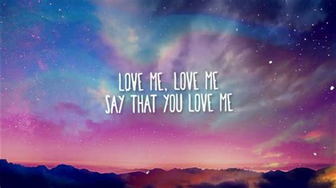 Love Me Lyrics Love Me Love Me Say That You Love Me Justine Bieber Tiktok Song Youtube