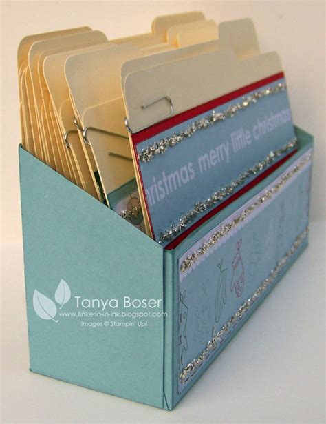Tinkerin In Ink With Tanya Mini File Folder And Box