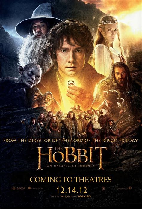 The Hobbit Trilogy Movie Poster Collection Set Of 3 Lord Of The Rings New Ebay