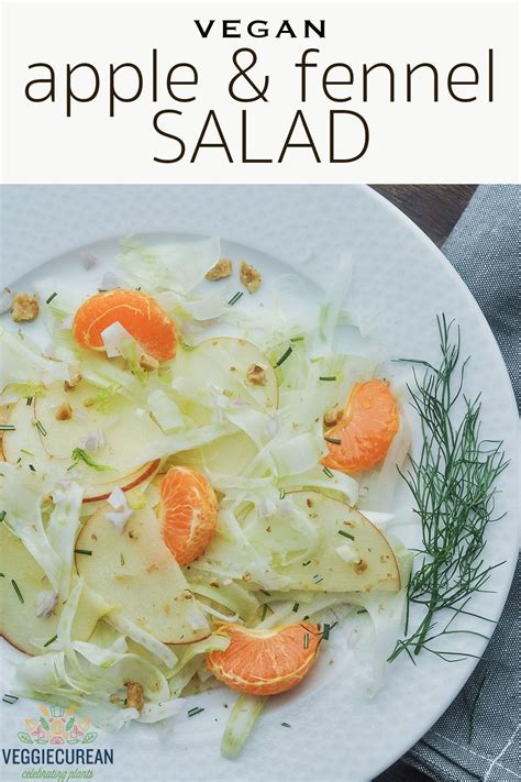 This Healthy And Fresh Apple Fennel Salad Is Crunchy And Sweet And