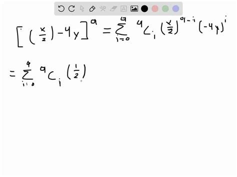 Solved Find The Coefficient Of The Term Containing Y 8 In The Expansion Of [ X 2 4 Y] 9