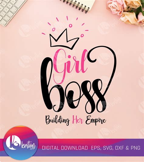 Girl Boss Building Her Empire Svg Girl Svg Girl Boss Svg Etsy