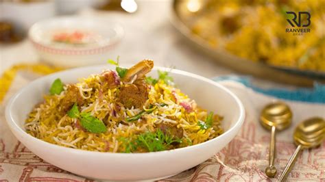 Easy Mutton Dum Biryani Dum Biryani Recipe Eid Special Recipe Ranveer Brar