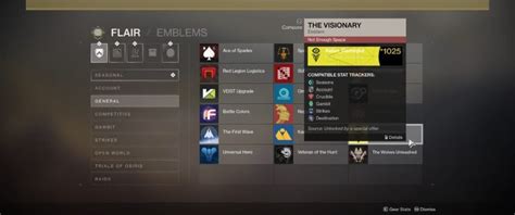 Destiny 2 How To Get The Visionary Emblem Gamepur