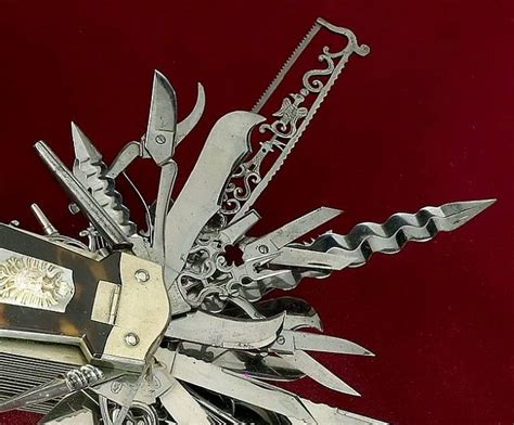 The Mother Of All Swiss Army Knives From The 19th Century That Boasted 100 Tools Including A