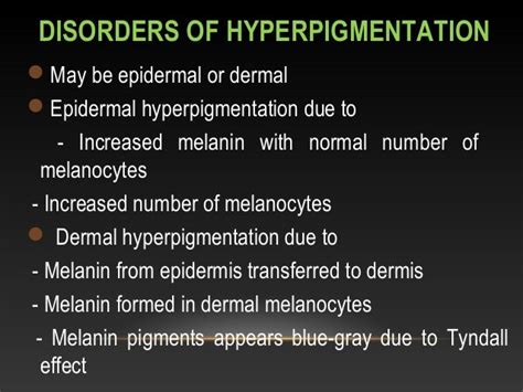 Disorders Of Pigmentation