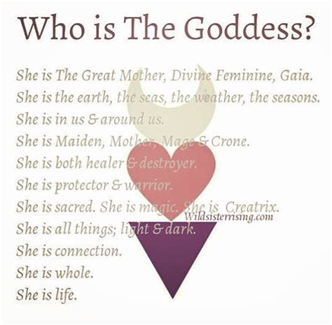 Best gaia quotes selected by thousands of our users! Divine Feminine Gaia Great Mother Goddess | Divine feminine spirituality, Divine feminine ...