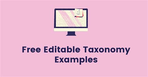 Free Editable Taxonomy Examples Edrawmax Online