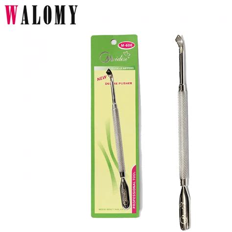 Double Sides Stainless Steel Push Essential Cuticle Spoon Pusher Nail