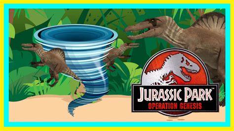 Terrible Twister And Spinosaurus Jurassic Park Operation Genesis