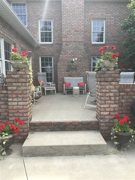 Brick Wall Patio Patio Outdoor Decor Brick Wall