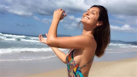 Bikini Clad Bruna Abdullah Flaunts Slim But Curvy Frame On Brazilian