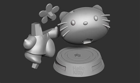 3d File Hello Kitty 👋・3d Printable Model To Download・cults