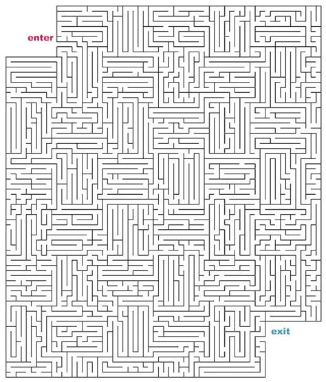 Breathtaking Free Printable Mazes For Adults Halloween Cutouts