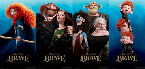 Pixar Corner New Brave Character Posters New Plot Details