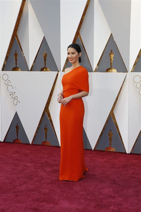 Olivia Munn Oscars Red Carpet Arrivals Oscars Best Dressed And