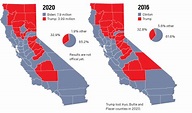 Election 2020: How every California county is voting in the ...