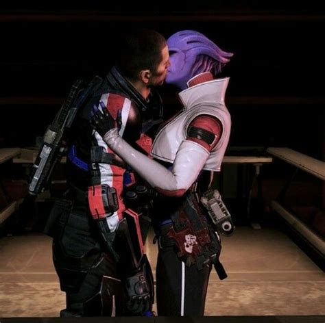 Mass Effect 3 Aria Kiss Mass Effect Mass Effect 3 Mass