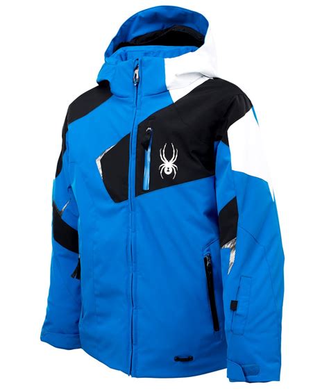 Spyder Boys Leader Ski Jacket In Blue £18500
