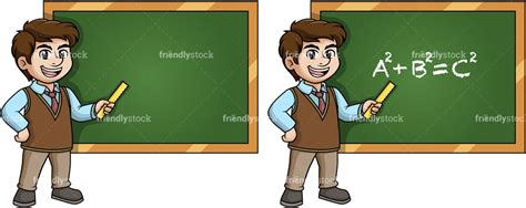 What to get a male teacher. Male Geometry Teacher Cartoon Clipart Vector ...