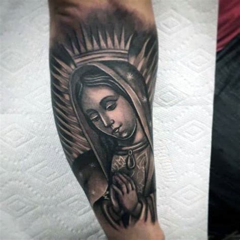 50 Guadalupe Tattoo Designs For Men Blessed Virgin Mary Ink Ideas