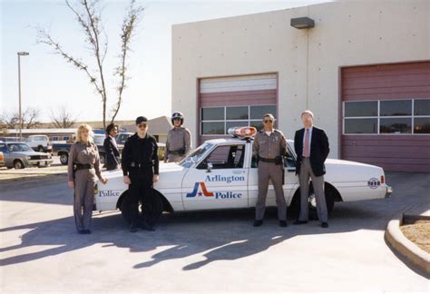 Apd Police Officers And Patrol Car At The Arlington Training Center